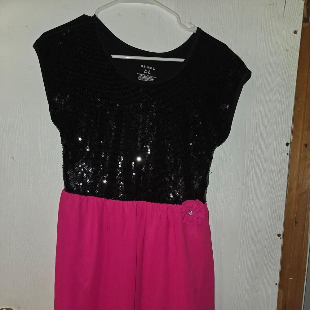 George Women's Black and Pink Formal-dresses
